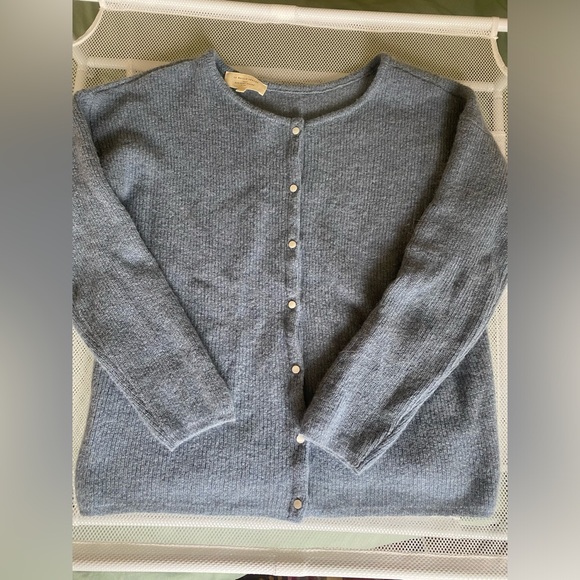 Sezane Sweaters - Sezane Gaspard Cardigan Vintage Blue Small